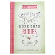 Tapa de YOU ARE WORTH MORE THAN RUBIES (HC)