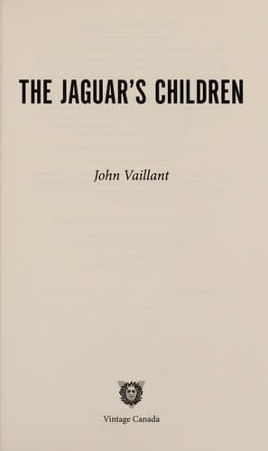 Tapa de The jaguar's children