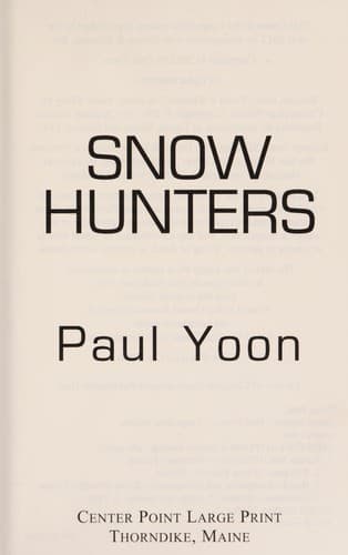 Tapa de Snow hunters