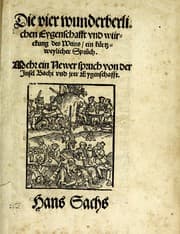 Tapa de Die vier wunderberlichen Eygenschafft vnd Würckung des Weins