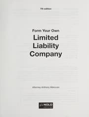Tapa de Form your own limited liability company