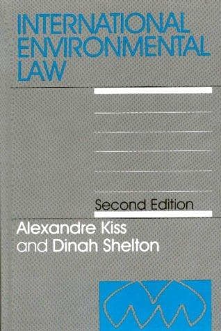 Tapa de International environmental law