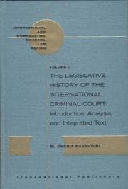 Tapa de The Legislative History of the International Criminal Court