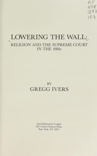 Tapa de Lowering the wall