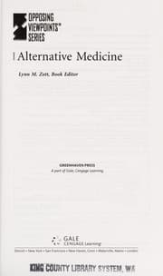 Tapa de Alternative medicine