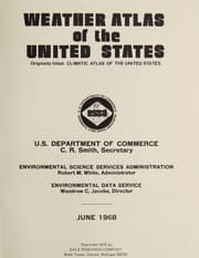 Tapa de Weather atlas of the United States =