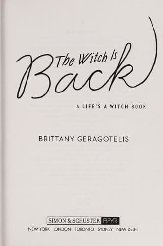 Tapa de The witch is back