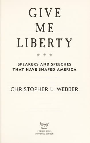 Tapa de Give me liberty