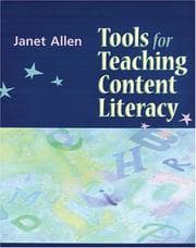 Tapa de Tools for Teaching Content Literacy