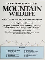 Tapa de Mountain wildlife