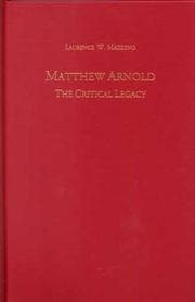 Tapa de Matthew Arnold : the critical legacy