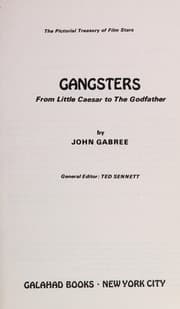 Tapa de Gangsters from Little Caesar to the Godfather