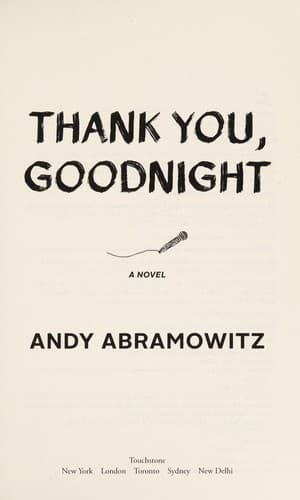 Tapa de Thank you, goodnight