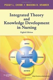 Tapa de Integrated theory and knowledge development in nursing - 8. ed.