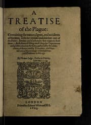 Tapa de A treatise of the plague