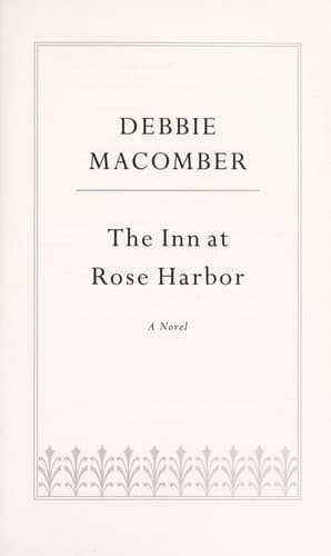 Tapa de The inn at Rose Harbor
