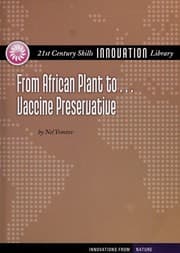 Tapa de From African plants to vaccine preservative