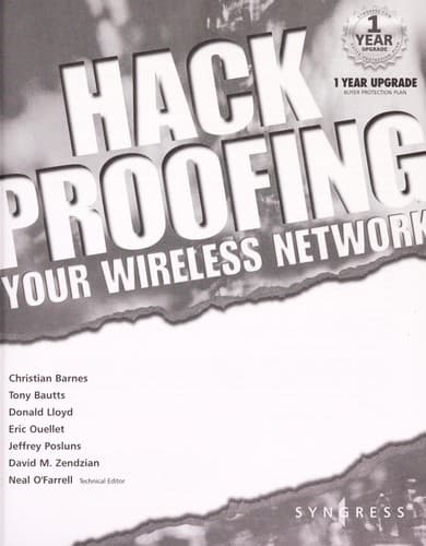 Tapa de Hack proofing your wireless network
