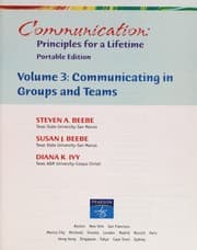 Tapa de Communication: Principles for a Lifetime, Portable Edition -- Volume 1