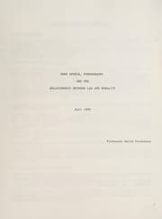 Tapa de Free speech, pornography and the relationship between law and morality