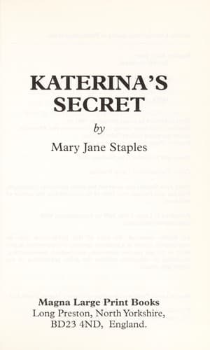 Tapa de Katerina's secret