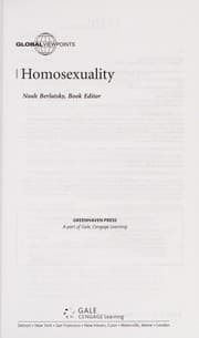 Tapa de Homosexuality