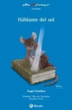 Tapa de Háblame del sol