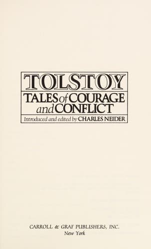 Tapa de Tolstoy