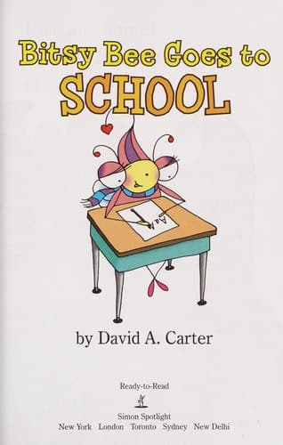 Tapa de Bitsy Bee goes to school