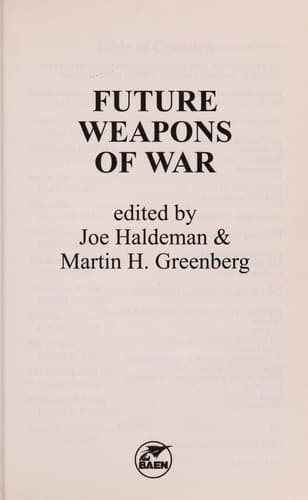 Tapa de Future weapons of war