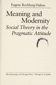 Tapa de Meaning and Modernity