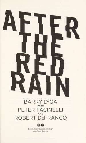 Tapa de After the red rain