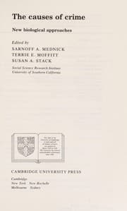 Tapa de The Causes of crime