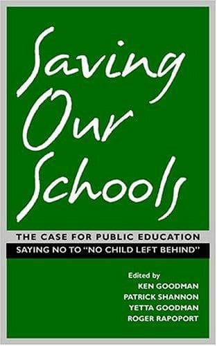 Tapa de Saving our schools