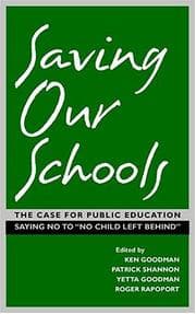 Tapa de Saving our schools