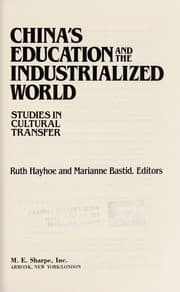 Tapa de China Education and the Industrialized Wor