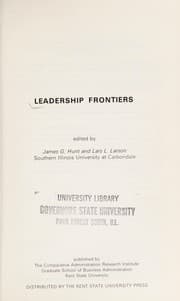 Tapa de Leadership frontiers