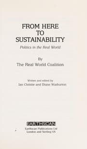 Tapa de From here to sustainability