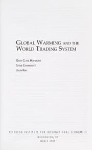Tapa de Global warming and the world trading system