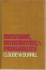 Tapa de Measure, integration, and probability