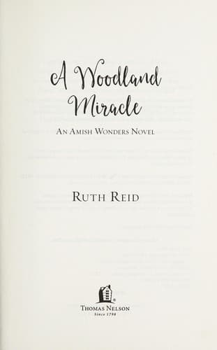 Tapa de A Woodland miracle