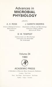 Tapa de Advances in microbial physiology