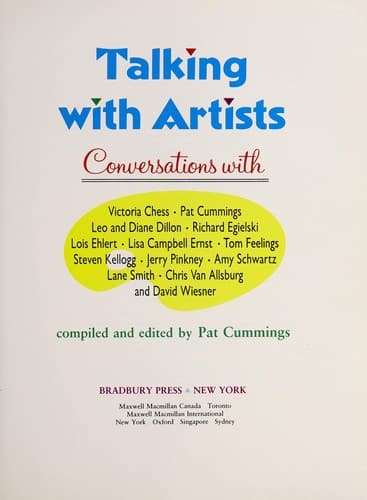 Tapa de Talking with artists