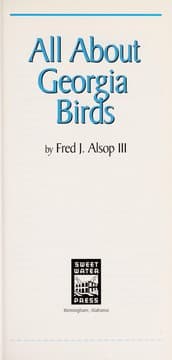 Tapa de All about Georgia birds