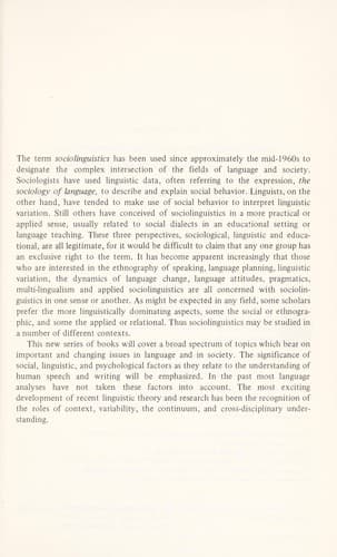 Tapa de Language and sex