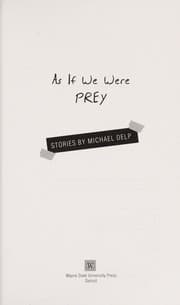 Tapa de As if we were prey