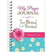 Tapa de My Prayer Journal Too Blessed to be Stressed