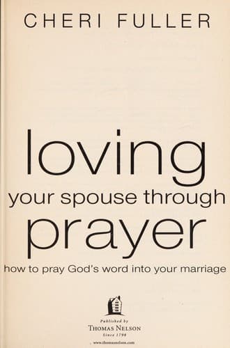 Tapa de Loving your spouse through prayer