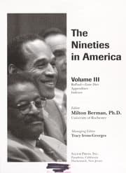 Tapa de The nineties in America