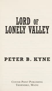 Tapa de Lord of Lonely Valley